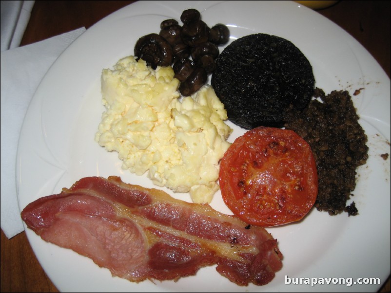 One final Scottish breakfast.