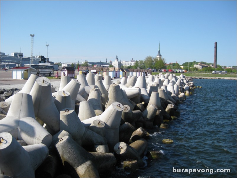 Arrival in Tallinn. Port of Tallinn.