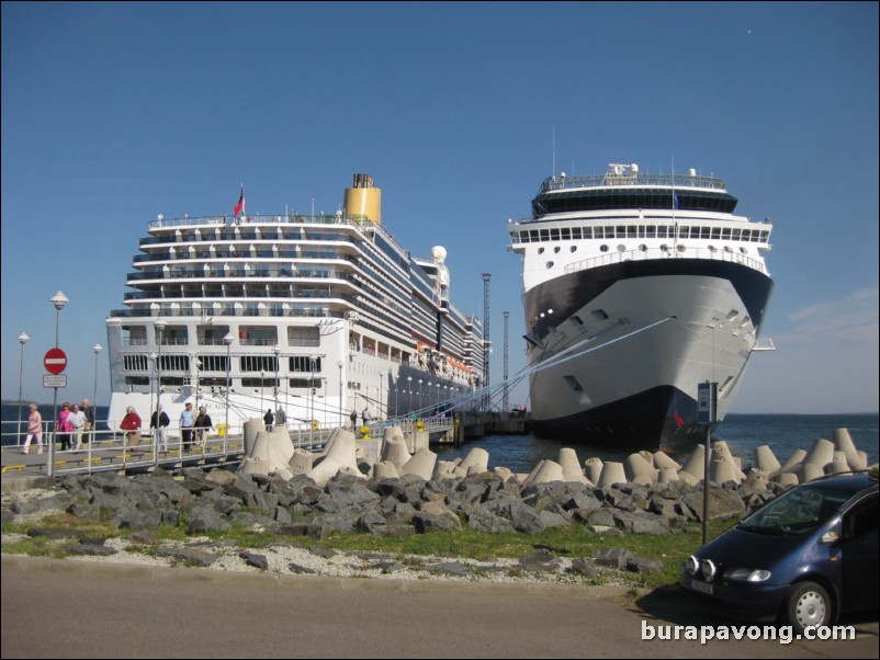 Arrival in Tallinn. Port of Tallinn.