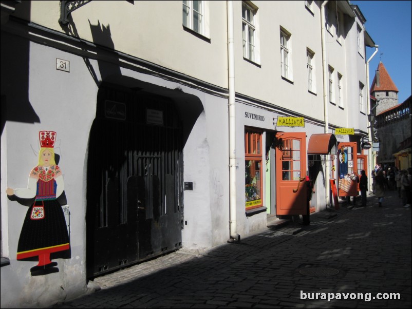 Inside the Old Town.