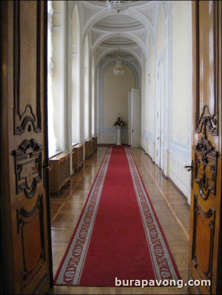 Hall outside theater.