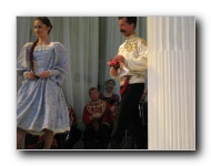 The Stars of St. Petersburg doing lyrical dances of the Russian North, Cossacks from the Don and Voronezh, and miniatures of the Urals and Siberia.