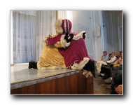 The Stars of St. Petersburg doing lyrical dances of the Russian North, Cossacks from the Don and Voronezh, and miniatures of the Urals and Siberia.