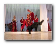 The Stars of St. Petersburg doing lyrical dances of the Russian North, Cossacks from the Don and Voronezh, and miniatures of the Urals and Siberia.