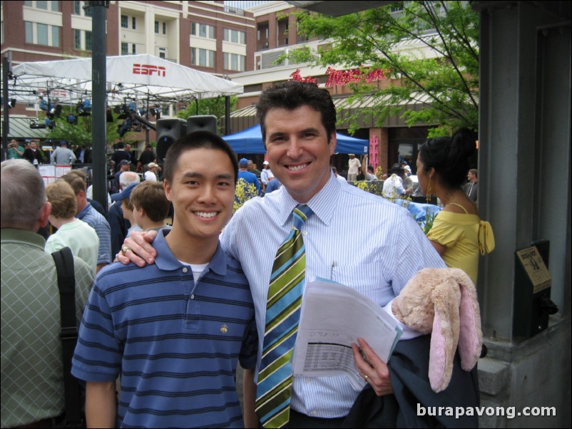 Rece Davis, host of ESPN College GameDay.