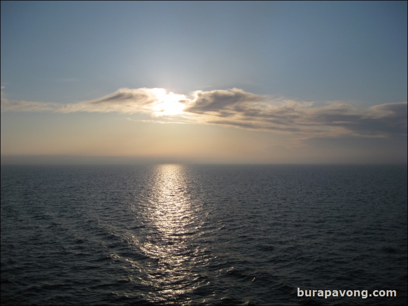 Sailing out of Helsinki.