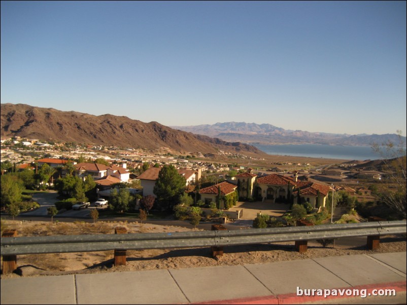 Heading towards Hoover Dam and Grand Canyon from Las Vegas.