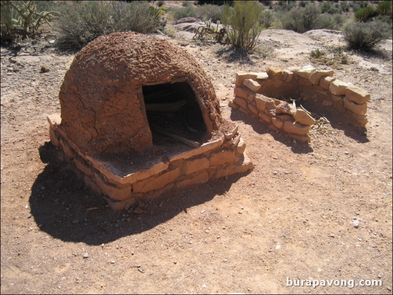 Grand Canyon West Rim.  Hualapai fireplace?