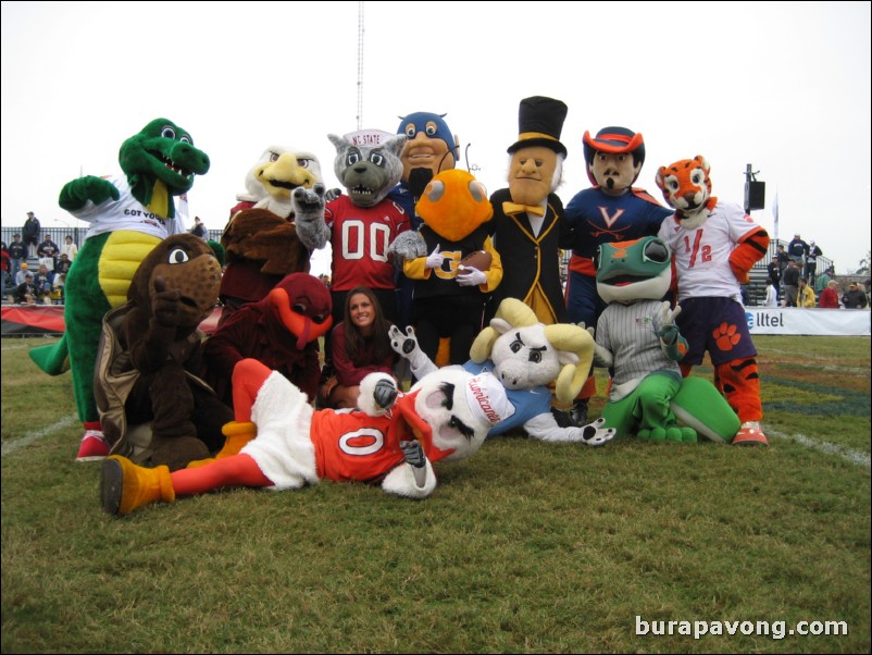 The ACC mascots.