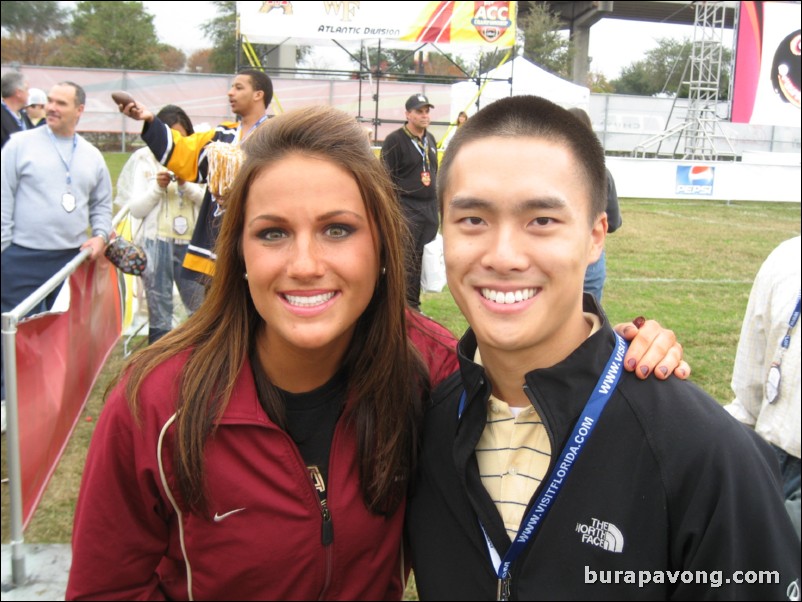 FSU cheerleader.