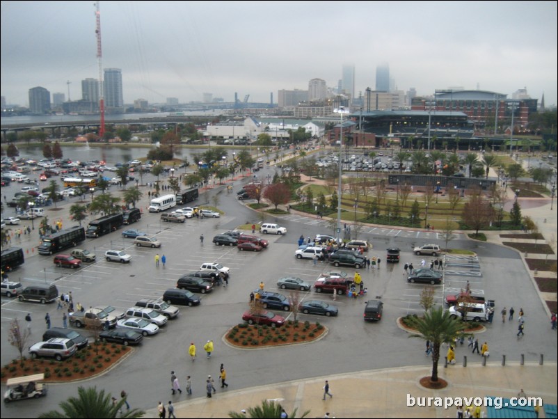 View of downtown Jacksonville from Alltel Stadium.