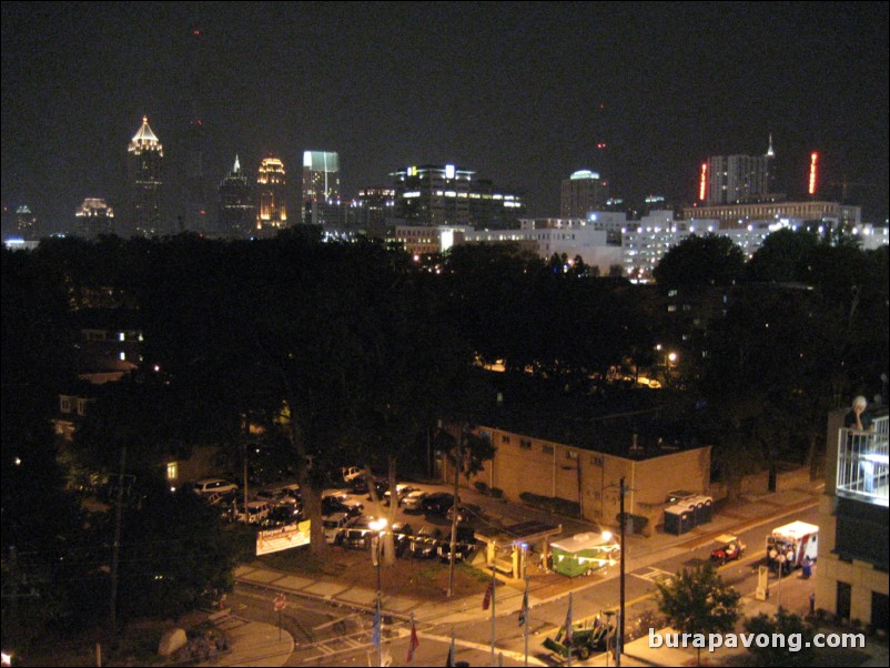 View of Midtown Atlanta skyline from Bobby Dodd Stadium.