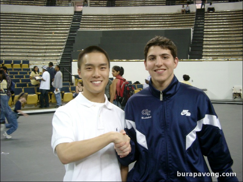 Georgia Tech walk-on guard David Nelson.