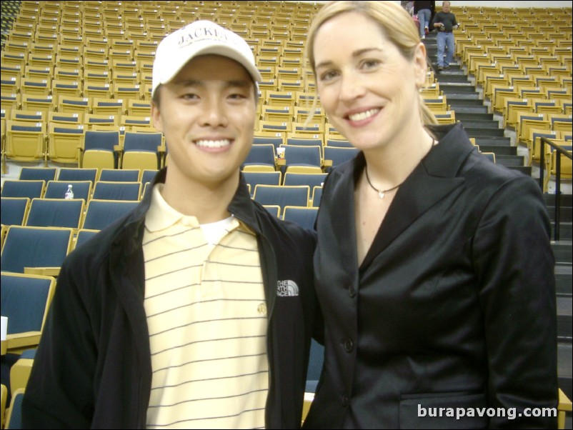 ABC/ESPN color analyst and sideline reporter Doris Burke.