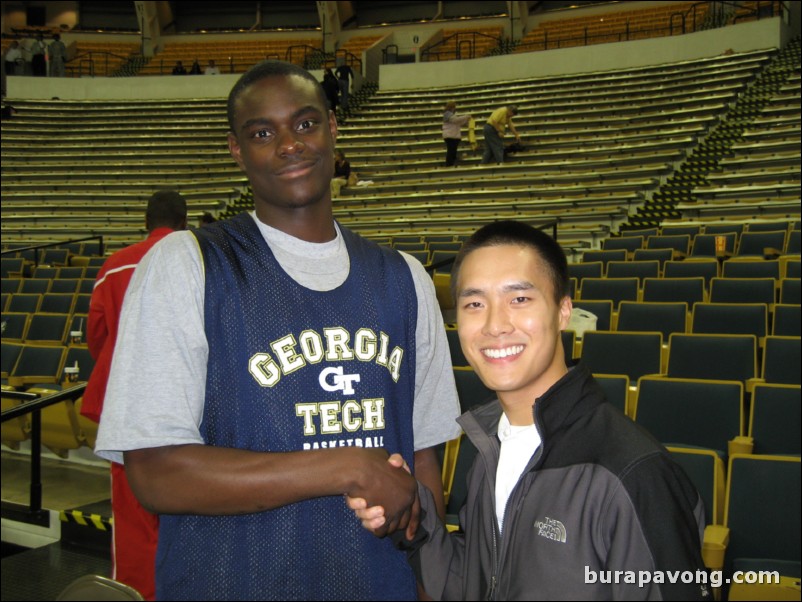 Junior guard Anthony Morrow, a fellow North Carolinian.