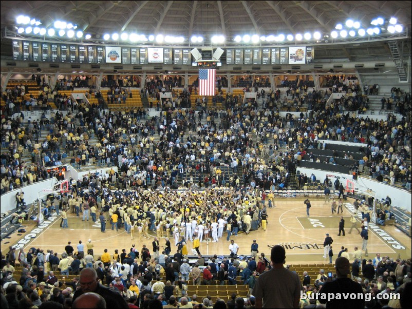 January 10, 2007. Georgia Tech defeats No. 11 Duke, 74-63.