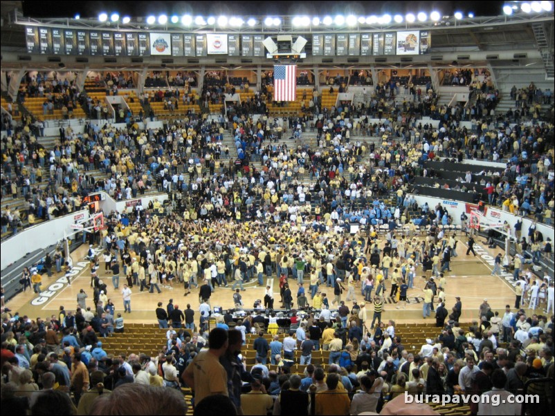 March 1, 2007. Georgia Tech defeats No. 8 North Carolina, 84-77.