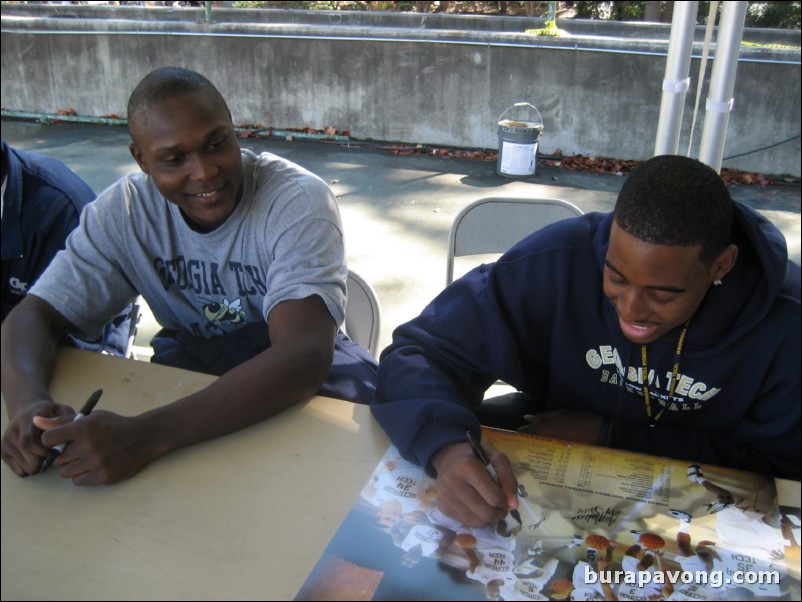 Seniors D'Andre Bell and Alade Aminu.