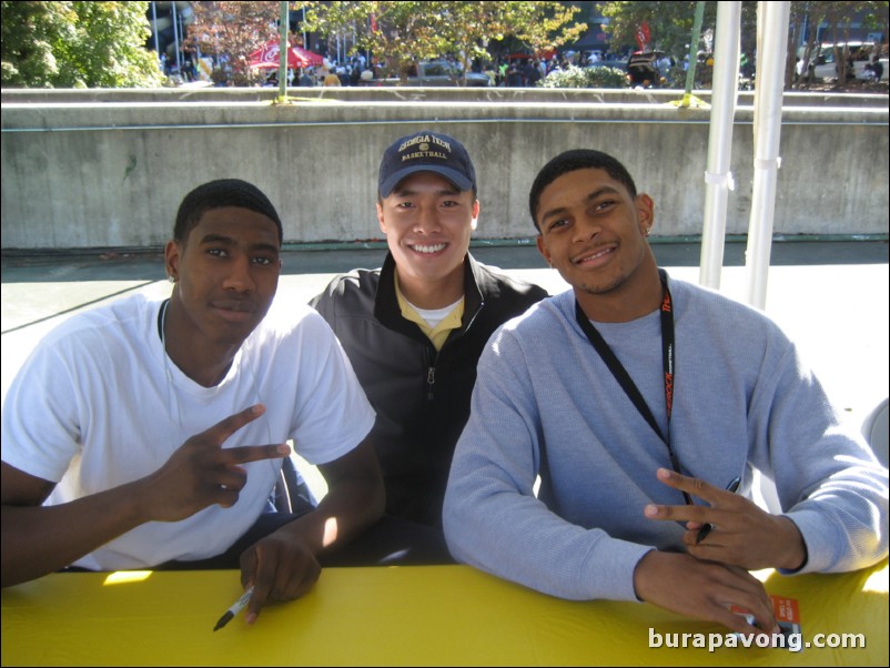 Freshman Iman Shumpert (2008 McDonald's All-American) and sophomore Lance Storrs.