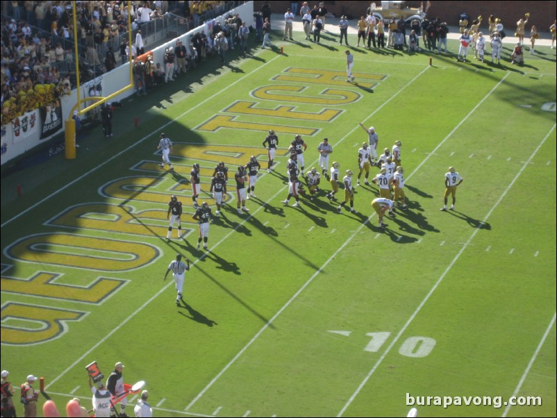 GT vs. UVA football game.