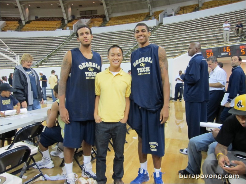 Sophomore guard-forwards Brian Oliver and Glen Rice, Jr.