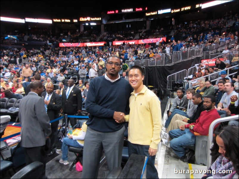 Former NBA All-Star and Atlanta Hawk, Shareef Abdur-Rahim.