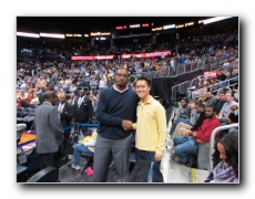 Former NBA All-Star and Atlanta Hawk, Shareef Abdur-Rahim.