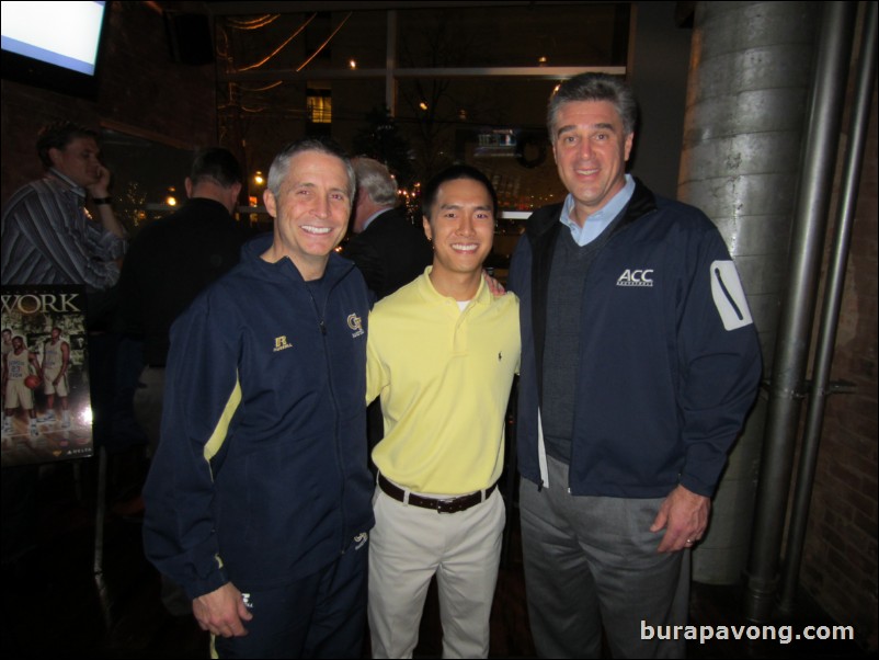 Head Coach Brian Gregory and Athletic Director Dan Radakovich.