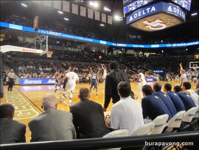 Tech vs. Chattanooga - 1/2/13.