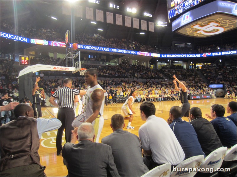 Georgia Tech vs. Wake Forest. 1/26/13.