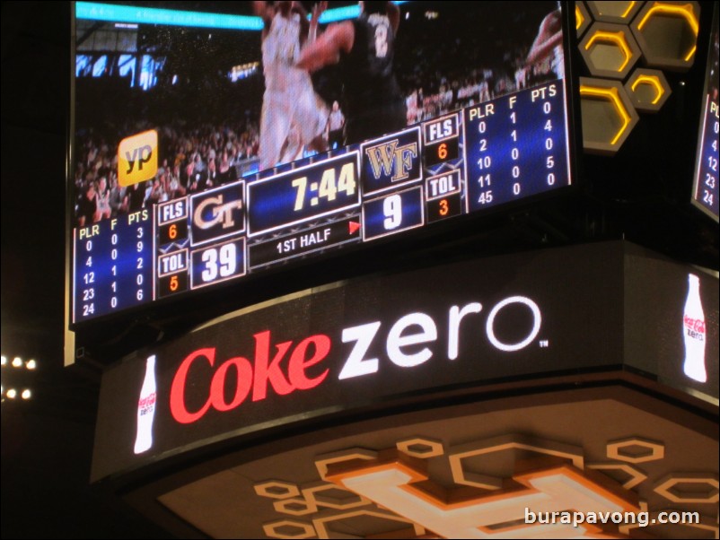 Georgia Tech vs. Wake Forest. 1/26/13.