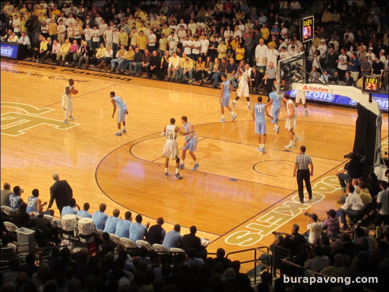 Tech vs. Carolina. 2/19/13.