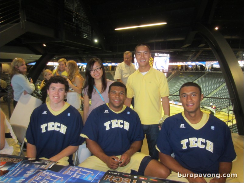 Brooks Doyle, Corey Heyward, Chris Bolden.