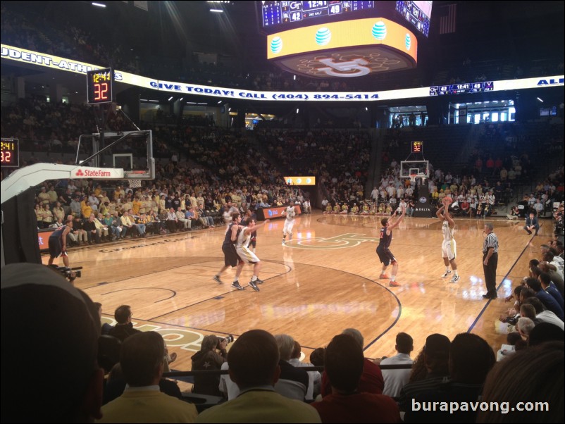 Georgia Tech vs. Virginia. 2/3/13.