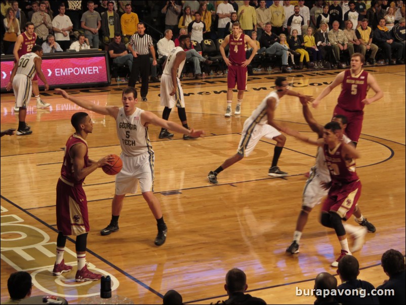 February 13, 2014. Tech vs. Boston College.