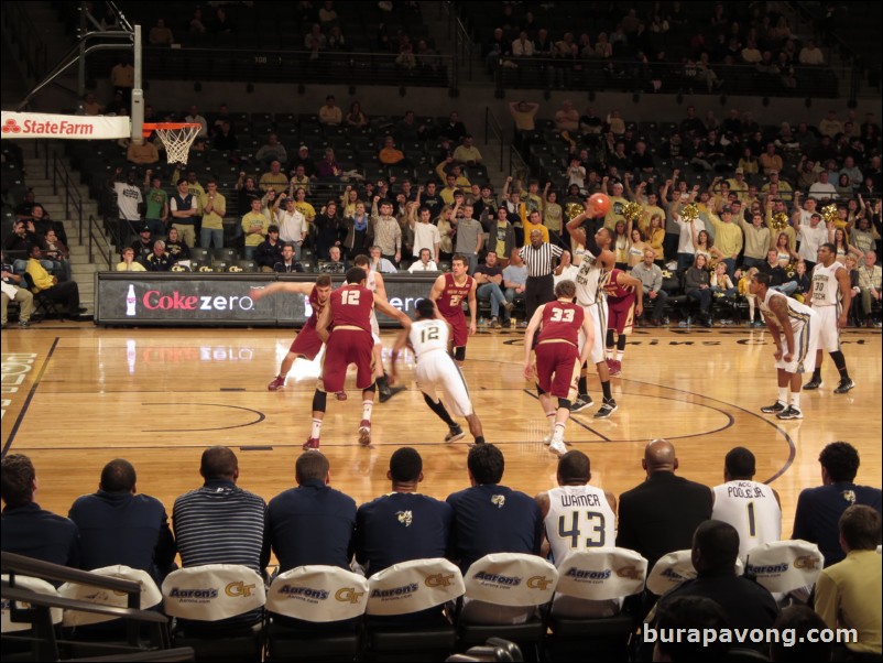 February 13, 2014. Tech vs. Boston College.