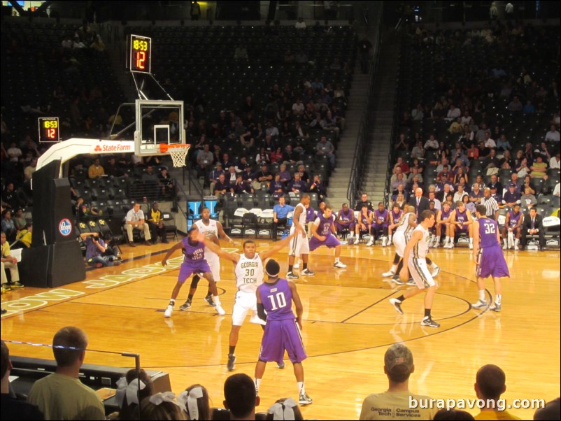 November 1, 2013. Tech vs. Young Harris (Exhibition).