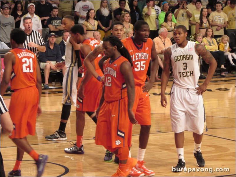 February 22, 2014. Tech vs. Clemson.