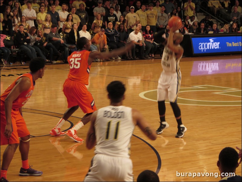 February 22, 2014. Tech vs. Clemson.