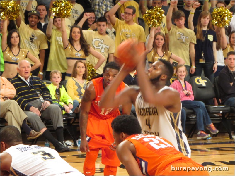 February 22, 2014. Tech vs. Clemson.