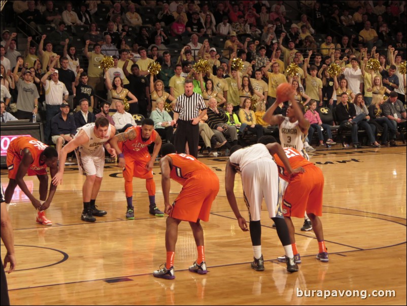 February 22, 2014. Tech vs. Clemson.