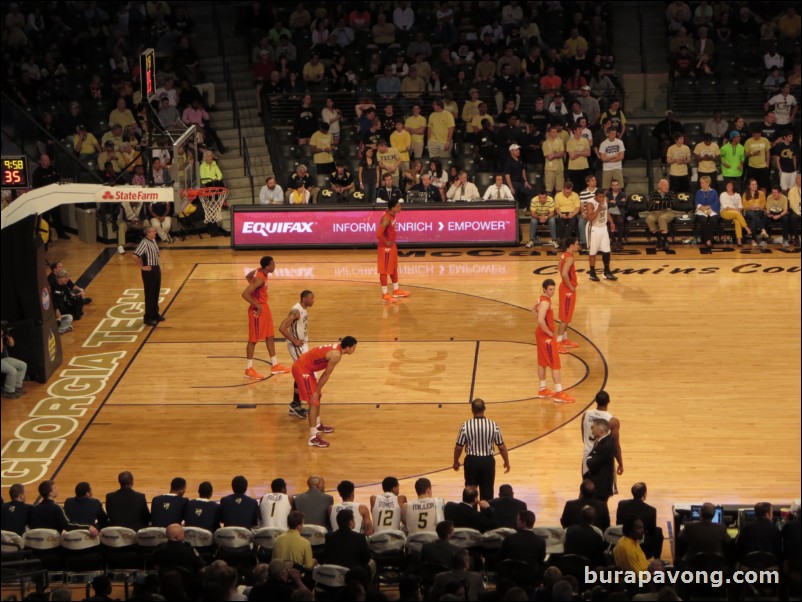 March 8, 2014. Tech vs. Virginia Tech. Senior Day.