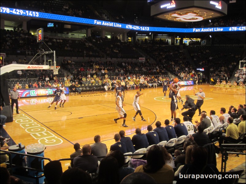 December 7, 2013. Tech vs. East Tennessee State.