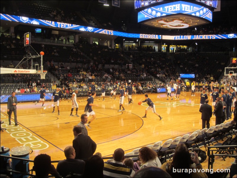 December 7, 2013. Tech vs. East Tennessee State.