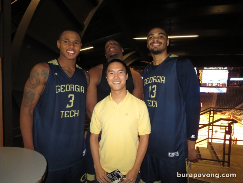 Marcus Georges-Hunt, Charles Mitchell, Robert Sampson.