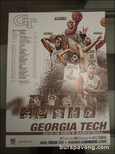 Georgia Tech men's basketball season ticket holder event. 10/29/2015.