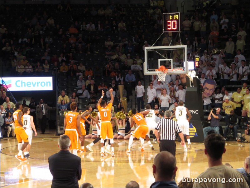 Georgia Tech vs. Tennessee. 11/16/2015.