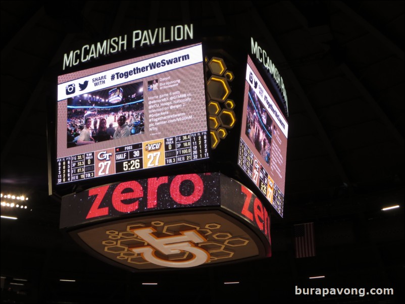 Georgia Tech vs. Virginia Commonwealth. 12/15/2015.