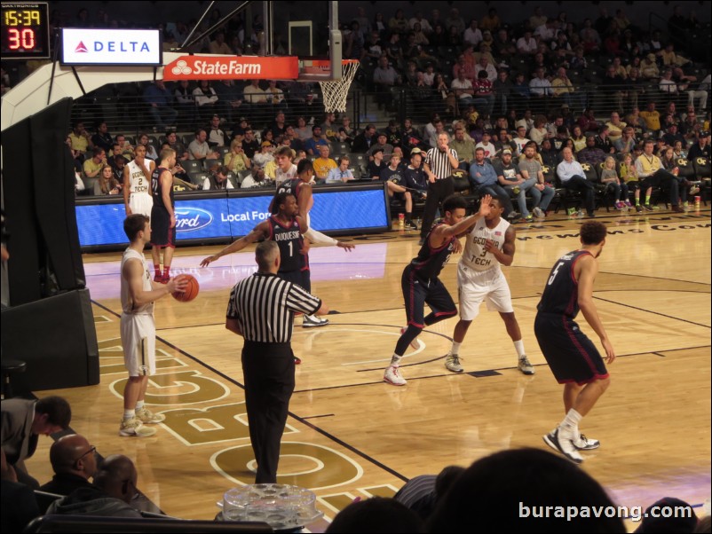 Georgia Tech vs. Duquesne. 12/29/2015.