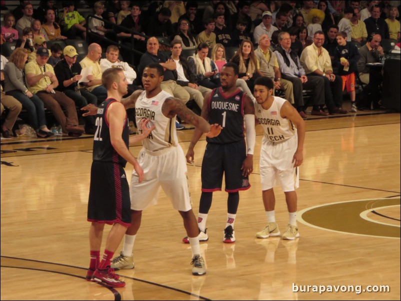 Georgia Tech vs. Duquesne. 12/29/2015.